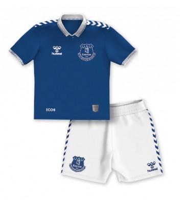 Everton Hjemmebanesæt Børn 2023-24 Kort ærmer (+ korte bukser)